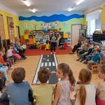 Děti v Blatné překvapily nejen znalostmi. Ve třídě stáli malí policisté