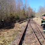 Hasiči zasahují u požáru v areálu bývalých opraven a strojíren v Českých Velenicích