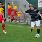 Fotbal: Červená a smrtící standardky. Kaplice padla s Meteorem Tábor navzdory odporu v deseti