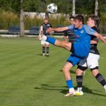 Fotbal: Vrána rozhodl derby v nastavení. Dolní Dvořiště zvládlo sedmigólovou přestřelku v Kaplici