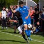 Fotbal: Vrána rozhodl derby v nastavení. Dolní Dvořiště zvládlo sedmigólovou přestřelku v Kaplici