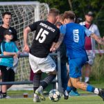 Fotbal: Vrána rozhodl derby v nastavení. Dolní Dvořiště zvládlo sedmigólovou přestřelku v Kaplici