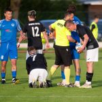Fotbal: Vrána rozhodl derby v nastavení. Dolní Dvořiště zvládlo sedmigólovou přestřelku v Kaplici
