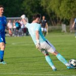 Fotbal: Vrána rozhodl derby v nastavení. Dolní Dvořiště zvládlo sedmigólovou přestřelku v Kaplici