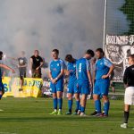 Fotbal: Vrána rozhodl derby v nastavení. Dolní Dvořiště zvládlo sedmigólovou přestřelku v Kaplici
