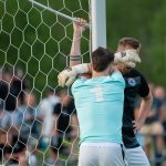Fotbal: Vrána rozhodl derby v nastavení. Dolní Dvořiště zvládlo sedmigólovou přestřelku v Kaplici