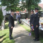 V Bernarticích uctili padlé z druhé světové války. Poprvé u toho byli i parašutisté