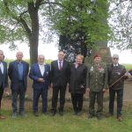 V Bernarticích uctili padlé z druhé světové války. Poprvé u toho byli i parašutisté