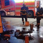 V dodávce v Budějovicích hořely elektrokoloběžky