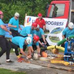 VIDEO: Dobrožer na obzoru? Ve Skalici se v sobotních tropech běželo druhé kolo Táborské hasičské ligy