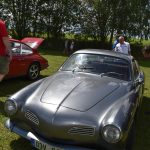 VIDEO. Do Slap u Tábora se sjely historické motorky a auta. Překvapením byla exhibice repliky letounu Avia C4