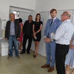 Ministr Adam Vojtěch trávil jako kluk prázdniny ve Veselíčku. V Milevsku si prohlédl polikliniku, prošel baziliku a viděl i tátovu školu