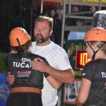 VIDEO. Táborská hasičská liga odstartovala nočním závodem v Tučapech. Některé týmy běžely v hustém dešti