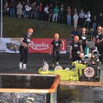 VIDEO. Táborská hasičská liga odstartovala nočním závodem v Tučapech. Některé týmy běžely v hustém dešti