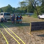 Video: V tropickém vedru se sála voda přímo z řeky. Srlín prověřil techniku i fyzičku hasičů