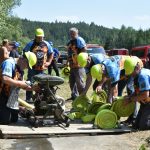 Video: V tropickém vedru se sála voda přímo z řeky. Srlín prověřil techniku i fyzičku hasičů