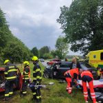Nehoda v Chlumu u Třeboně: Šest zraněných, jedna žena v kritickém stavu