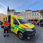 Při  půlmaratonu v Budějovicích skončilo 16 běžců v péči záchranářů