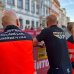 Při  půlmaratonu v Budějovicích skončilo 16 běžců v péči záchranářů