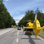 U obce Řípec na Táborsku se střetl motorkář s autem