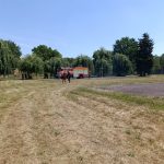 Ve strakonickém plaveckém areálu hořel strom. Na koupaliště vyjeli hasiči i policisté