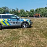 Ve strakonickém plaveckém areálu hořel strom. Na koupaliště vyjeli hasiči i policisté