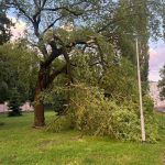 Písek sčítá škody po víkendové bouři. Poničila zeleň, komunikace i městský majetek