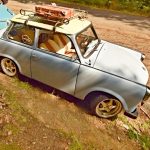 Z Děčína na jih Čech zkratkou přes Ostravu. Trabant to zvládá