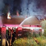 V Rudolfově v noci vyhořel rodinný dům