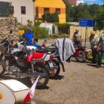 Cesta letošního chyšeckého srazu historické techniky končila ve Střezimíři na bývalém nádraží