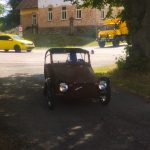 Cesta letošního chyšeckého srazu historické techniky končila ve Střezimíři na bývalém nádraží