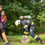 Třetí soutěž krajského seriálu železných hasičů se konala u Šelmberku. Přijelo téměř 70 závodníků
