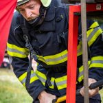 Třetí soutěž krajského seriálu železných hasičů se konala u Šelmberku. Přijelo téměř 70 závodníků