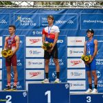 VIDEA: Jakub Mařík ovládl Evropský pohár juniorů v triatlonu. Edita Pozlerová skončila v Táboře těsně za elitní trojkou