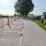 V Haklových Dvorech pokračuje výstavba kanalizace