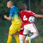 Fotbal: Zlatá Koruna při historické premiéře vedla jen pár sekund. Ve Strunkovicích inkasovala bůra