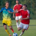 Fotbal: Zlatá Koruna při historické premiéře vedla jen pár sekund. Ve Strunkovicích inkasovala bůra
