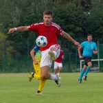 Fotbal: Zlatá Koruna při historické premiéře vedla jen pár sekund. Ve Strunkovicích inkasovala bůra