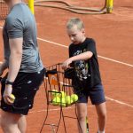 Od kreslení po první údery. Tenisté z Milevska připravili dětský den