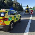 AKTUALIZOVÁNO: Dálnici D3 u Sezimova Ústí uzavřela vážná nehoda vozidla
