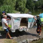 Neckyádu ve Zvíkovském Podhradí doplnily disciplíny na lávce a na laně