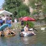 Neckyádu ve Zvíkovském Podhradí doplnily disciplíny na lávce a na laně