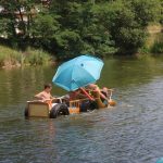 Neckyádu ve Zvíkovském Podhradí doplnily disciplíny na lávce a na laně