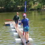 Neckyádu ve Zvíkovském Podhradí doplnily disciplíny na lávce a na laně