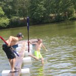 Neckyádu ve Zvíkovském Podhradí doplnily disciplíny na lávce a na laně