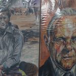 Josef Hrádek vystavuje v křenovické hospodě. Výstava potrvá jen do neděle