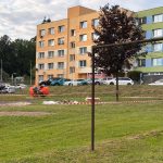 Lanová dráha, trampolína i prolézačky. Na sídlišti Míru roste hřiště za 2,4 milionu