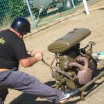Staré hasičské stříkačky ovládly fotbalové hřiště ve Slabčicích