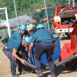 Staré hasičské stříkačky ovládly fotbalové hřiště ve Slabčicích