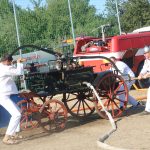 Staré hasičské stříkačky ovládly fotbalové hřiště ve Slabčicích